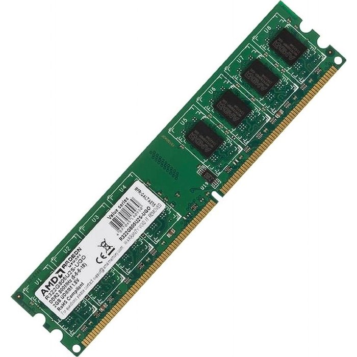 Память DDR2 2Gb 800MHz AMD R322G805U2S-UGO OEM PC2-6400 CL5 DIMM 240-pin 1.8В - фото 51363681