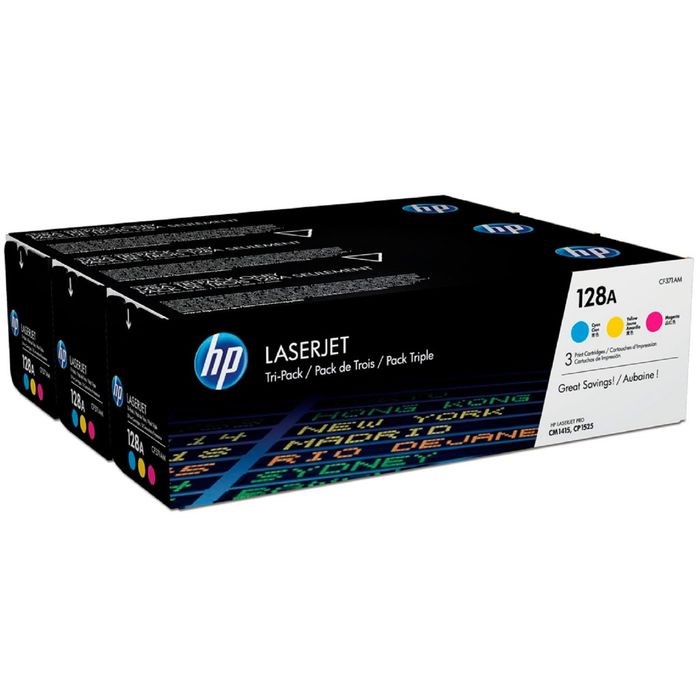 Тонер Картридж HP CF371AM голубой/пурпурный/желтый набор карт. для HP CM1415/CP1525 (1300стр.)   172 - фото 51363980