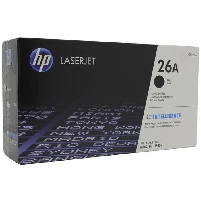 Картридж HP 26A CF226A для LJ Pro M402/M426 (3100k), черный - фото 51365230