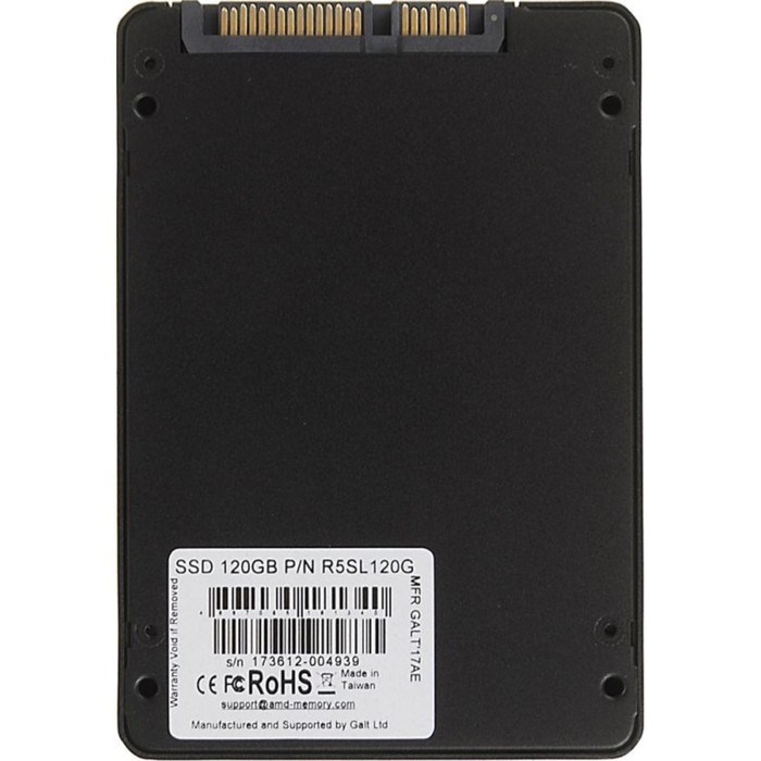 SSD накопитель AMD Radeon R5 120Gb (R5SL120G) SATA-III - фото 51365354