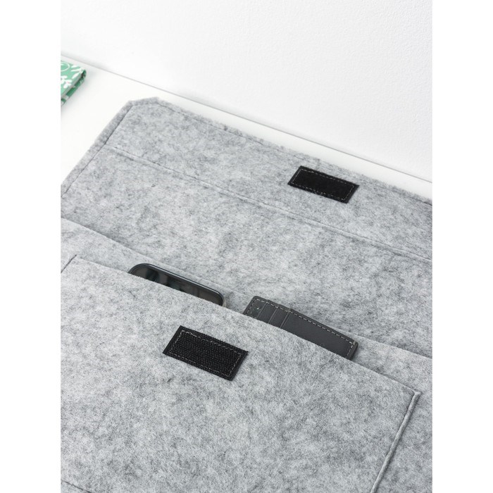 Чехол FETRI, диагональ 13", 35×25 см, цвет серый - фото 51380724