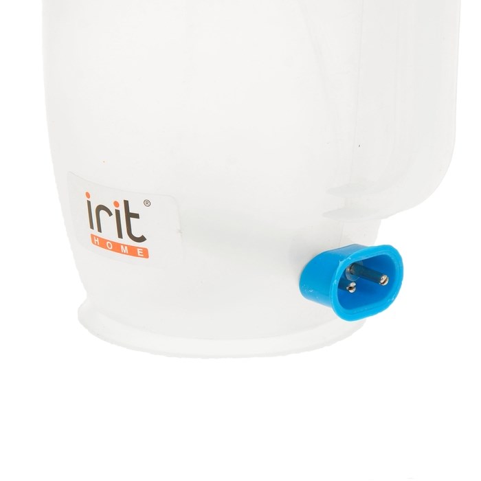 Чайник электрический Irit IR-1121, пластик, 1 л, 550 Вт, синий - фото 51400535