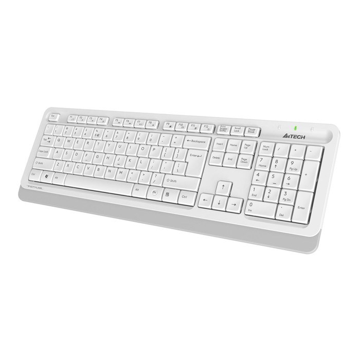 Клавиатура + мышь A4Tech Fstyler FG1010 клав:белый/серый мышь:белый/серый USB беспроводная M   10046 - фото 51422866